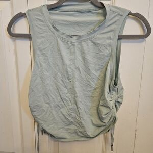 lululemon athletica Sleeveless Ruched Side Tank - Light Sage